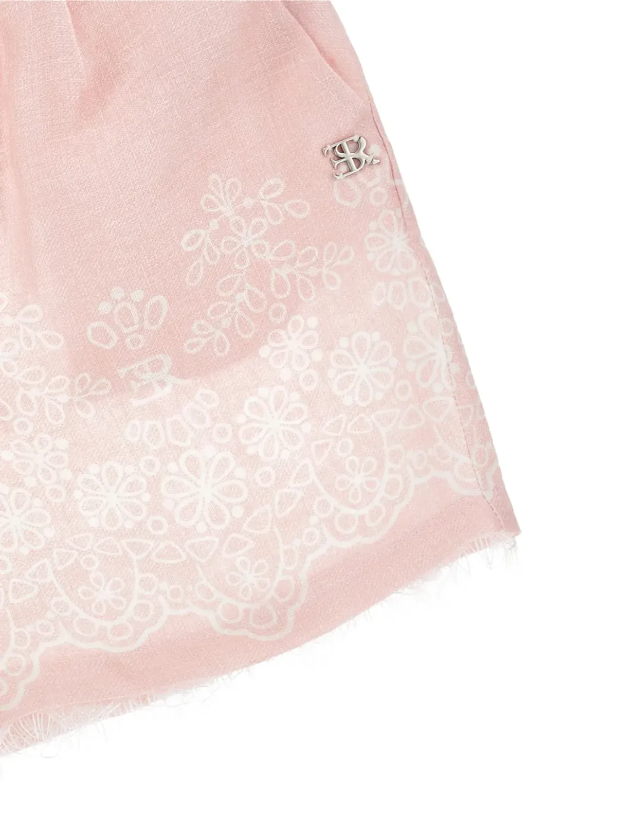 Ermanno Scervino Junior 花刺繍ショーツ - 画像3