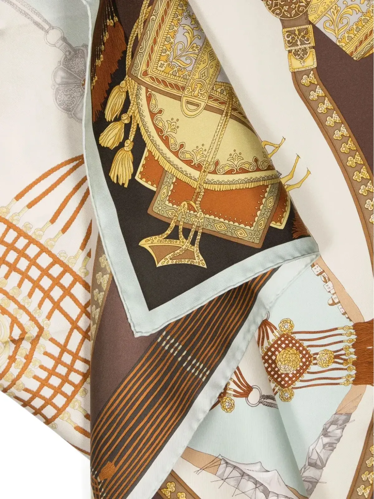 Etro Vintage グラフィックプリント シルクスカーフ - 画像2