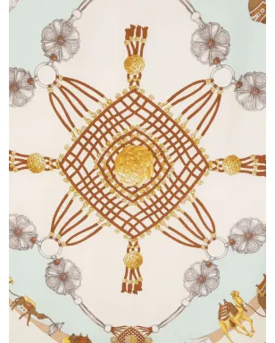 Etro Vintage グラフィックプリント シルクスカーフ - サムネイル3