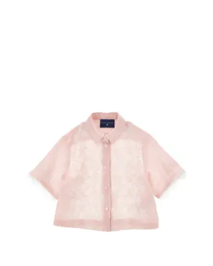 Ermanno Scervino Junior 花刺繍のシャツ - サムネイル1