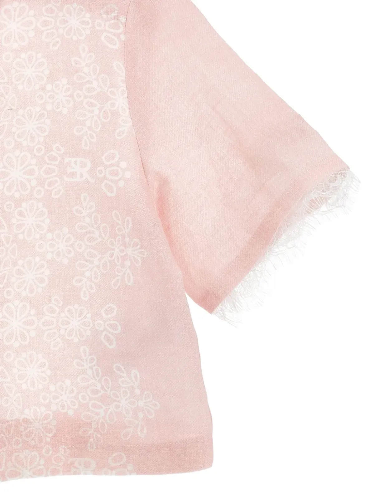 Ermanno Scervino Junior 花刺繍のシャツ - 画像3