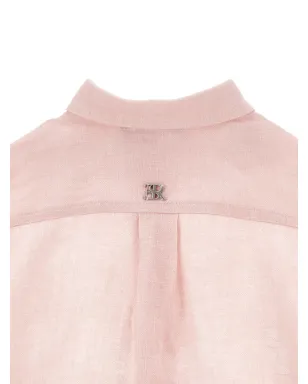 Ermanno Scervino Junior 花刺繍のシャツ - サムネイル4