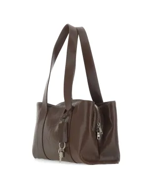 Osoi Shell Duffel レザーショルダーバッグ - サムネイル3