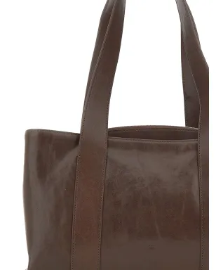 Osoi Shell Duffel レザーショルダーバッグ - サムネイル4