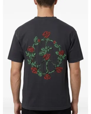 BLDG4 花刺繍のTシャツ - サムネイル2