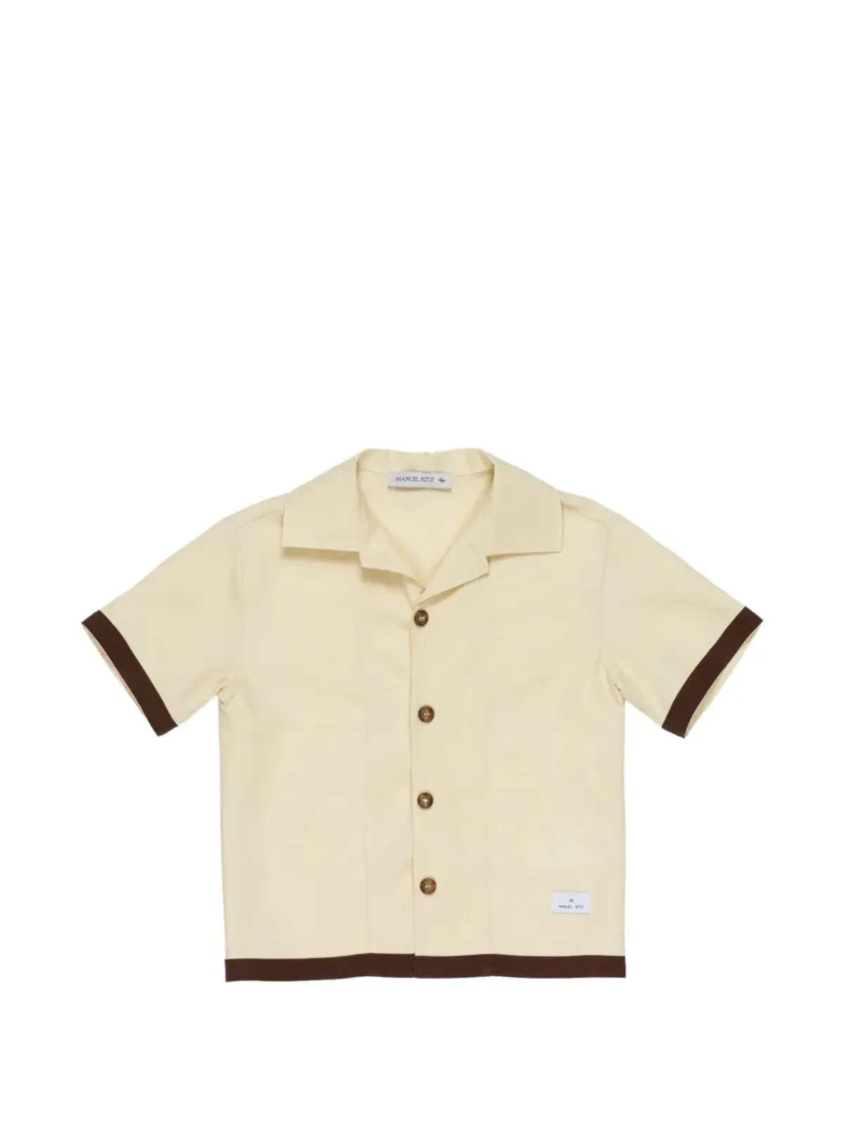 Manuel Ritz Kids ロゴパッチシャツ - 画像1