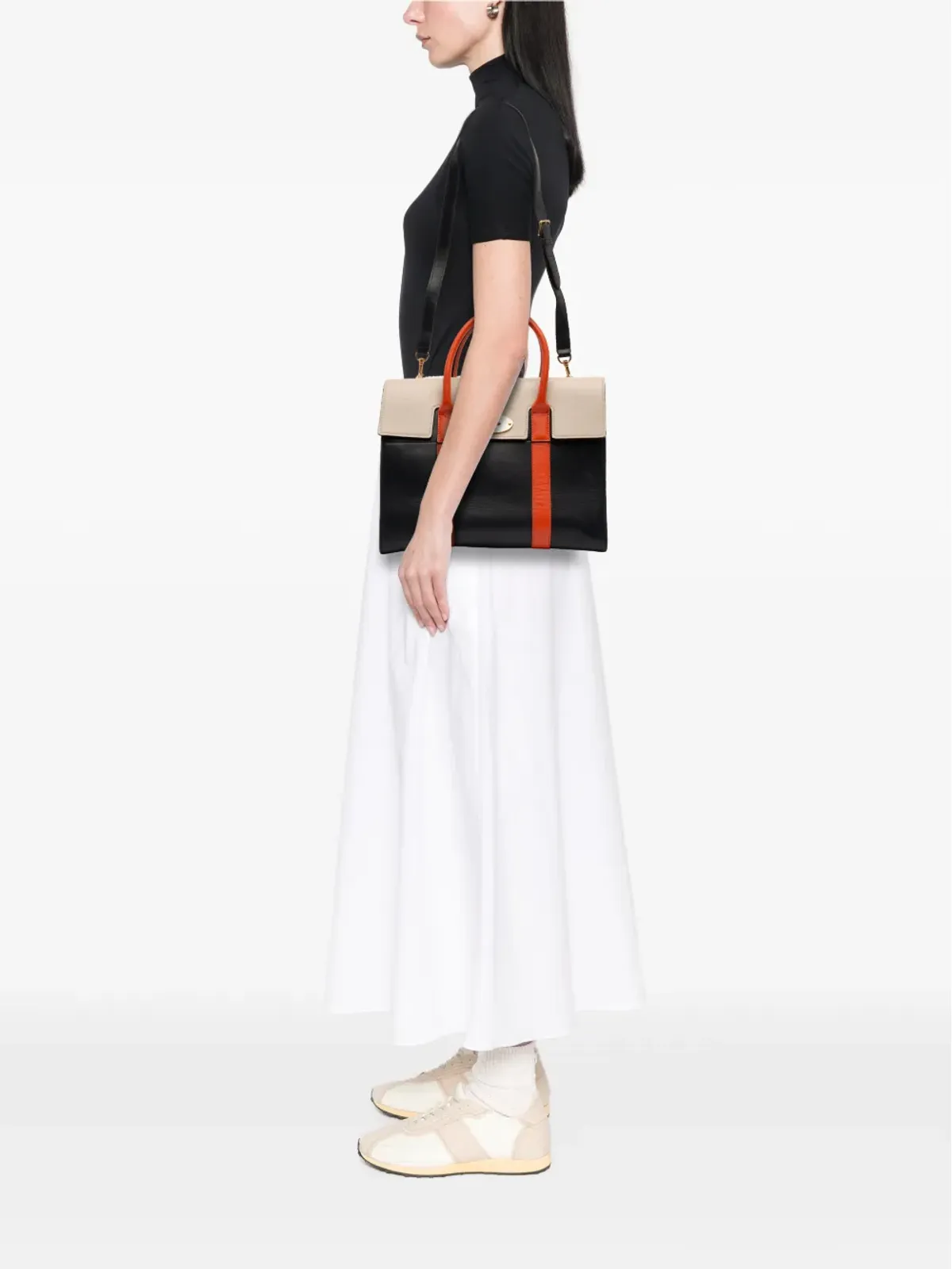 Mulberry Pre-Owned ベイズウォーター サッチェル - 画像2