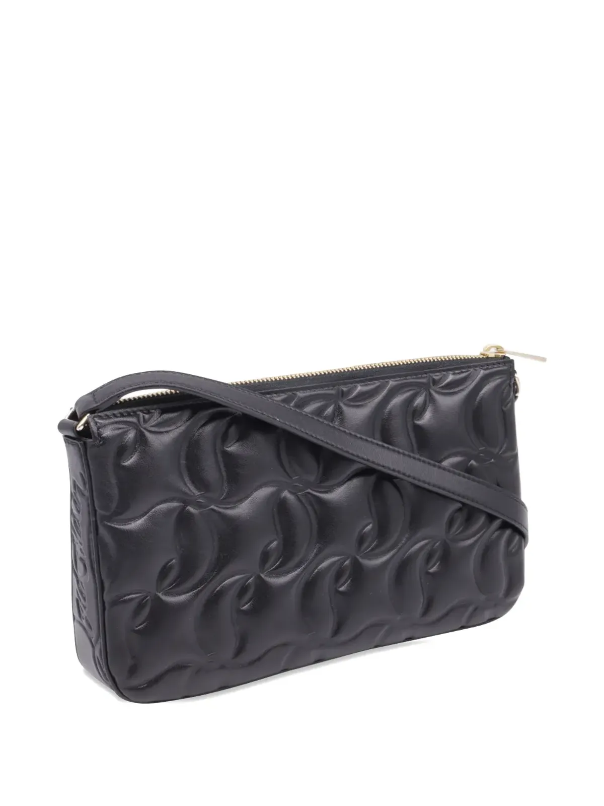 Christian Louboutin ビンテージ Loubila レザー ショルダーバッグ - ブラック - 画像3