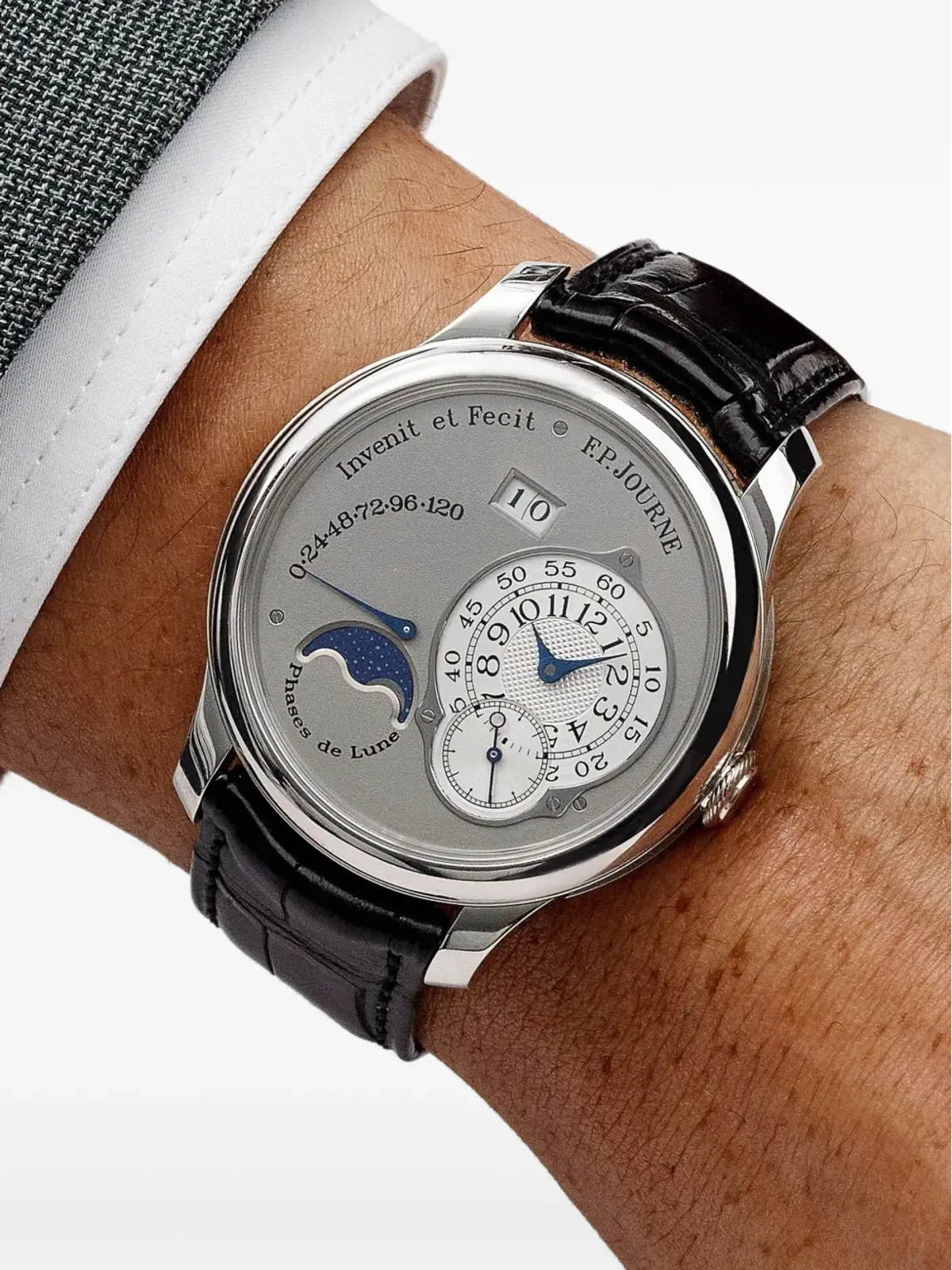 F.P. Journe オクタ・オートマティック・ルーン 40mm ムーンフェイズ 腕時計 - 画像2