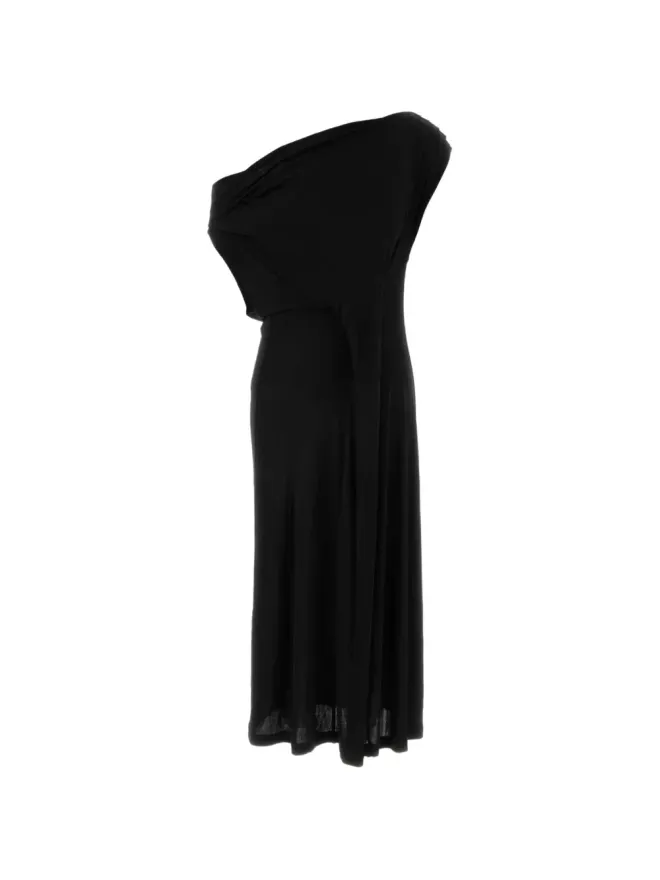 CO Co ワンショルダーミディドレス - ブラックの商品画像