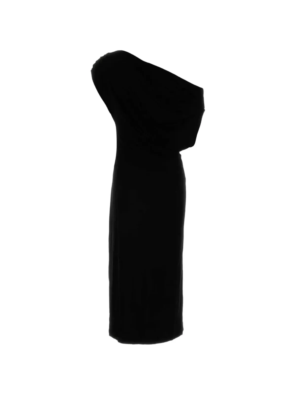 Co ワンショルダーミディドレス - ブラック - 画像2