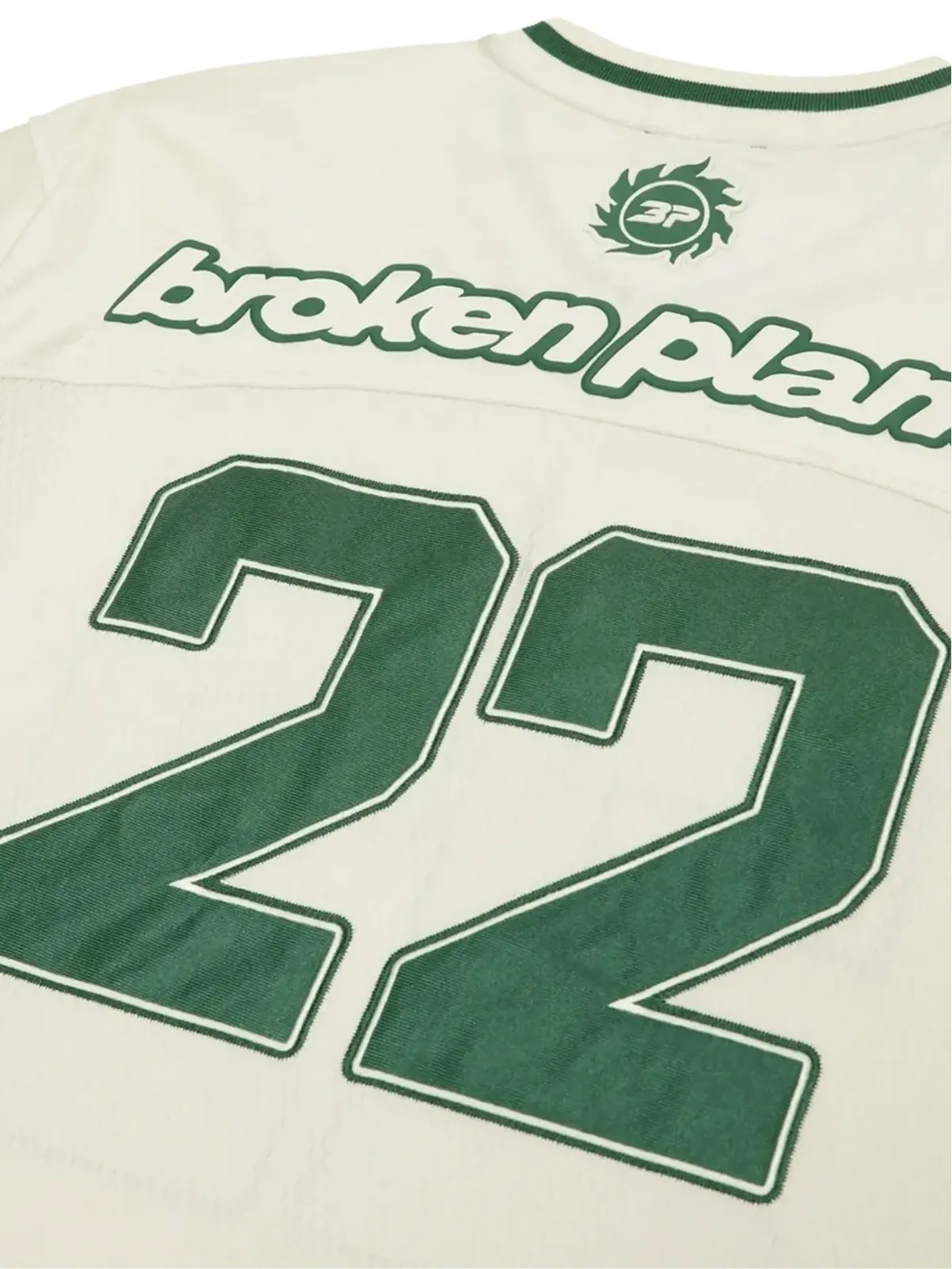 BROKEN PLANET ナンバーディテール フットボールTシャツ - 画像3