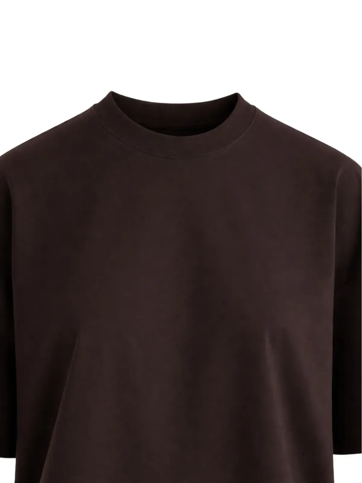 WOC 半袖Tシャツ ブラウン - 画像3