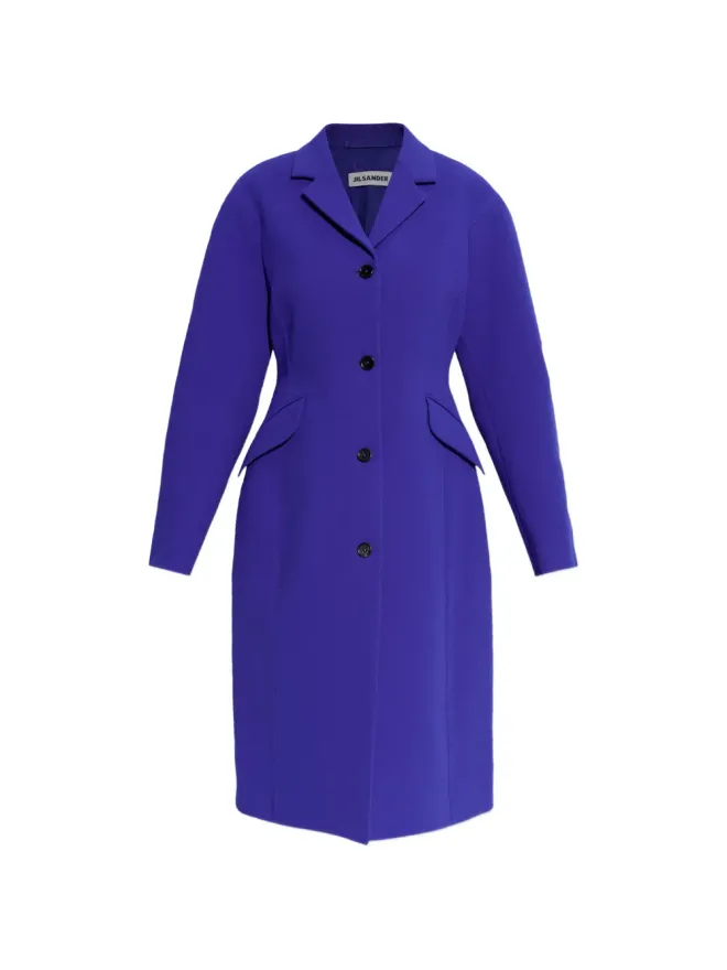 Jil Sander Jil Sander ボタンアップ フェルテッド コートの商品画像