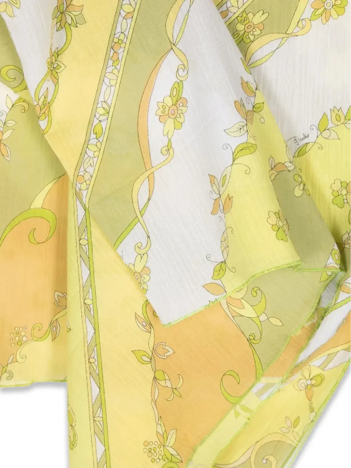 PUCCI Pre-Owned 花柄プリントスカーフ - 画像3