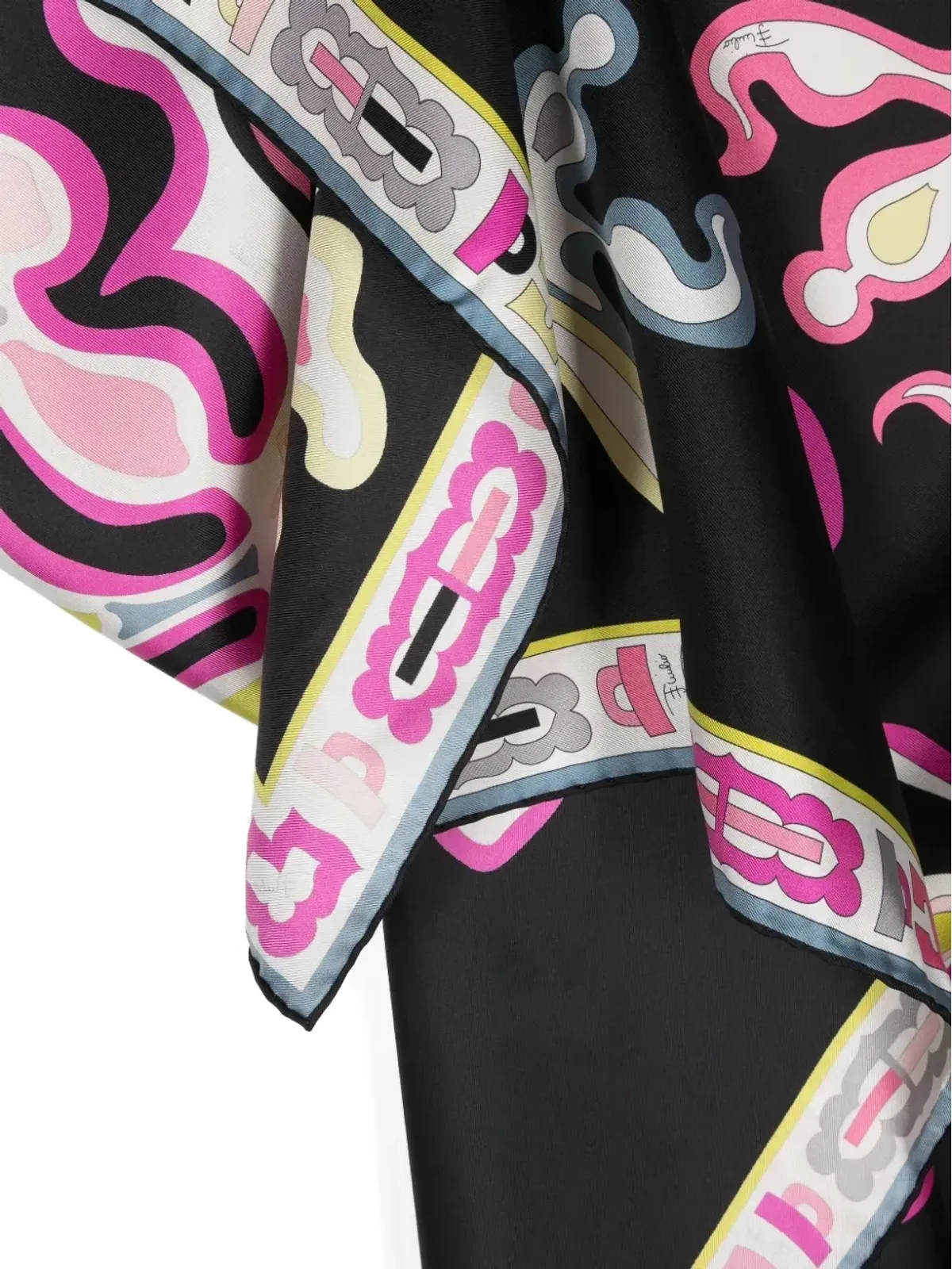 PUCCI Pre-Owned グラフィックプリントスカーフ - 画像2