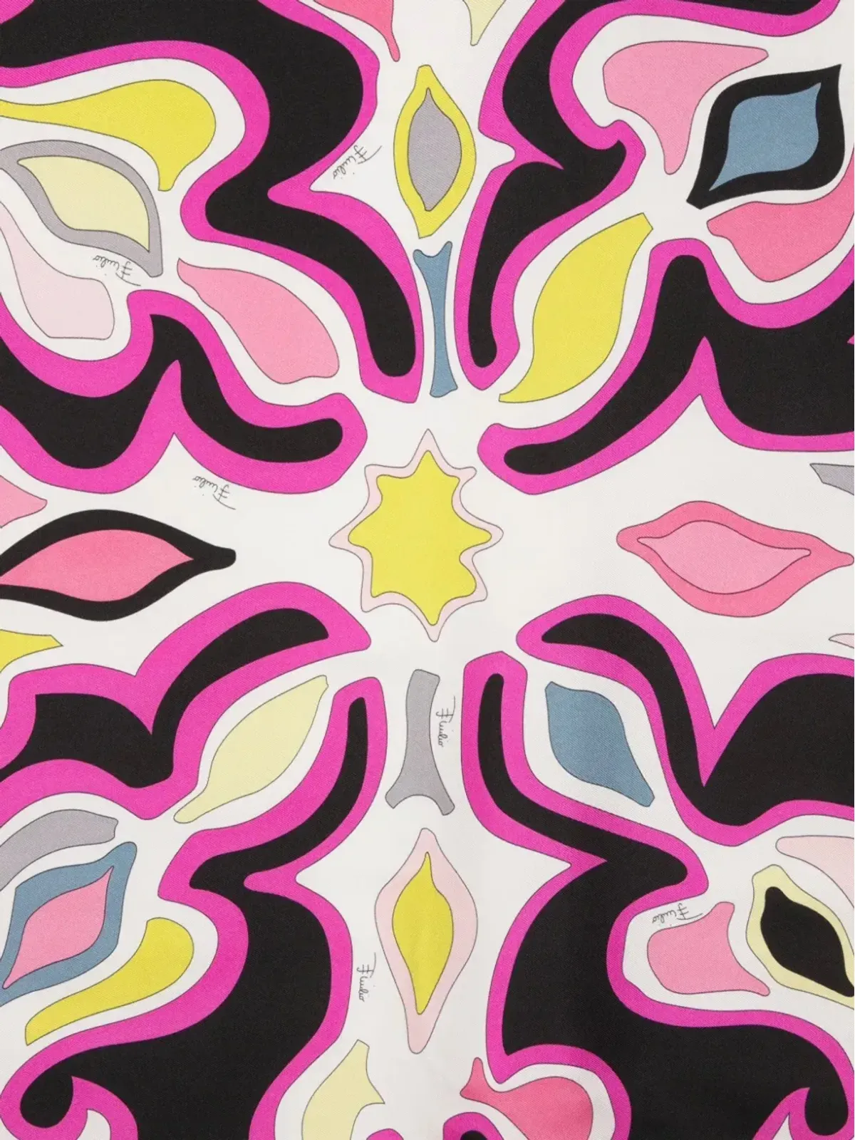 PUCCI Pre-Owned グラフィックプリントスカーフ - 画像3