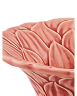 Bordallo Pinheiro ダリア テクスチャー フラワーボウル - ピンク - サムネイル2