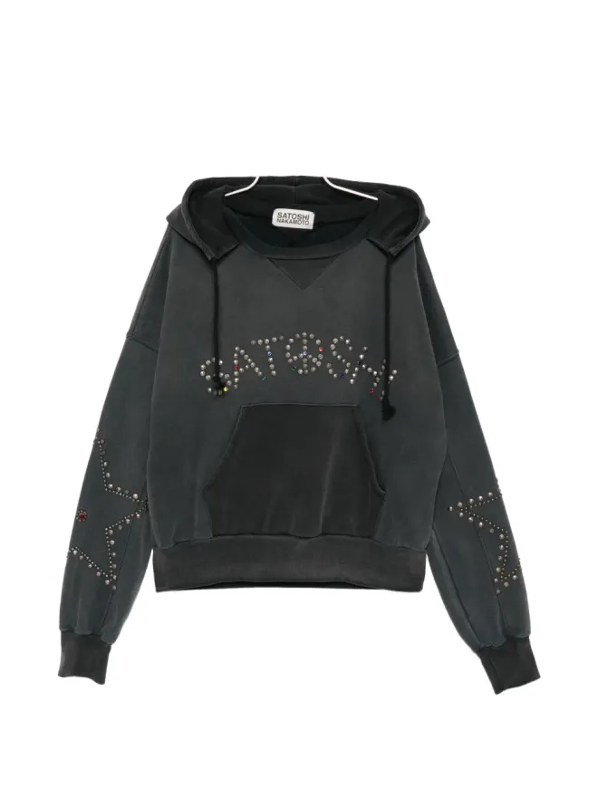 Satoshi Nakamoto SATOSHI NAKAMOTO 刺繍入りフーディの商品画像