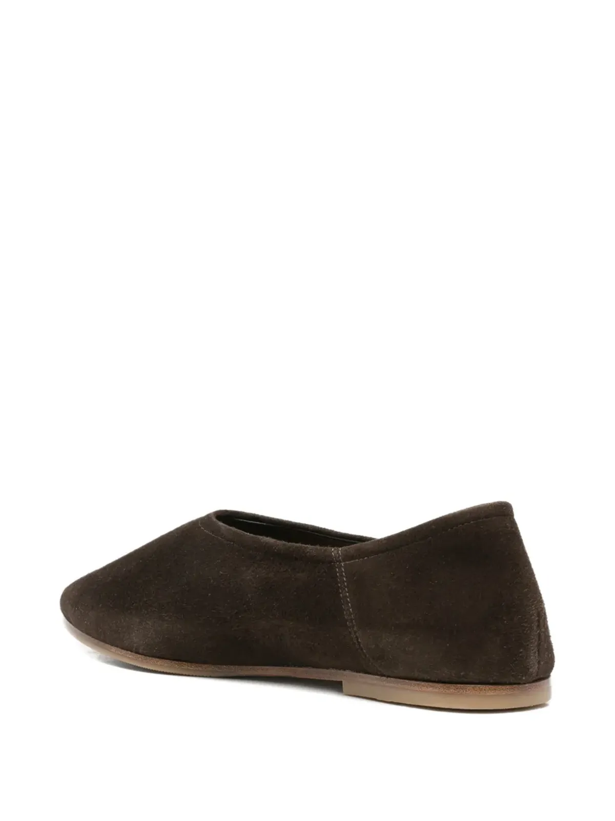 babú Milano ポインテッドトゥ バレエフラット - Brown - 画像3