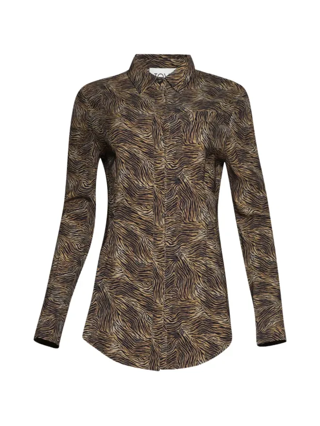 TOVE TOVE エルヴィン ゼブラプリント シャツの商品画像