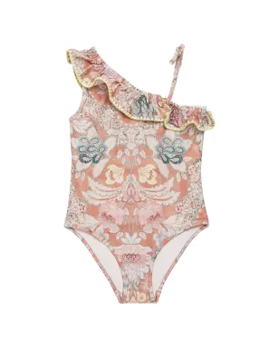 ZIMMERMANN Kids フリル付き花柄ワンピース水着 - サムネイル1