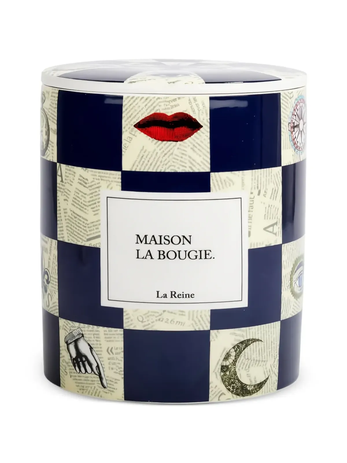 Maison La Bougie チェック柄モチーフキャンドル - 画像1