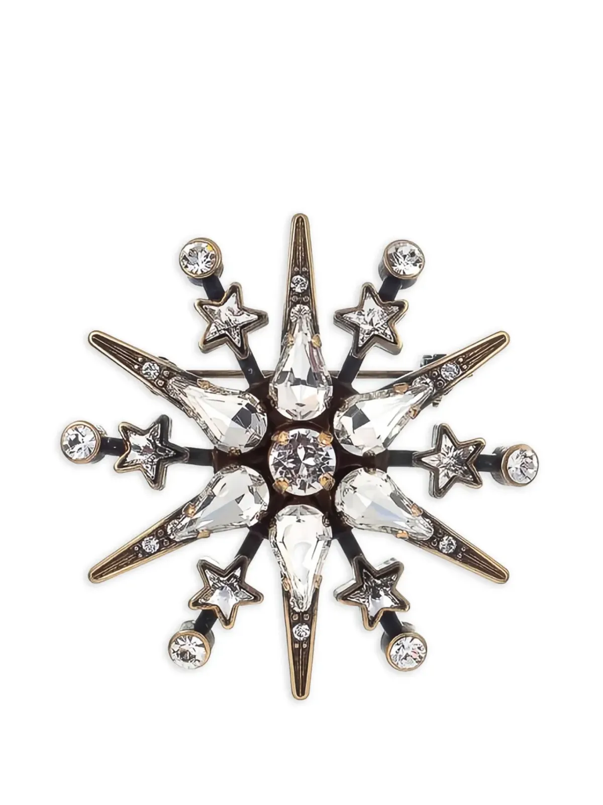 THOT GIOIELLI 星形クリスタルブローチ - 画像1