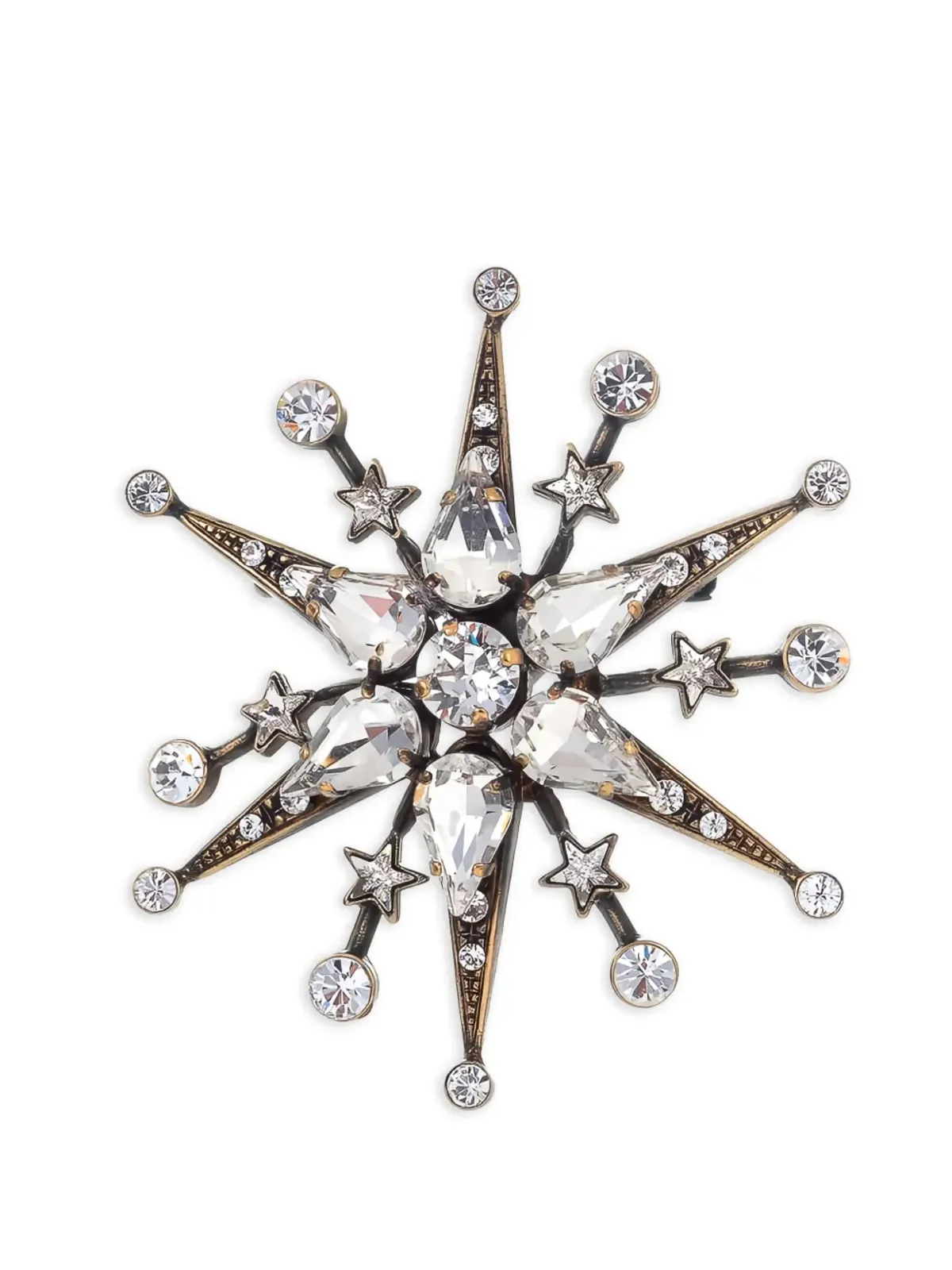 THOT GIOIELLI 星形クリスタルブローチ - 画像2