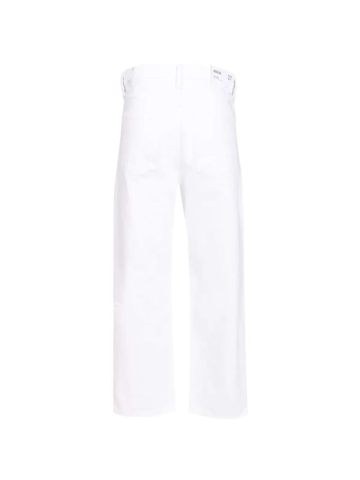 AGOLDE ミッドライズストレートレッグデニムジーンズ - White - 画像2