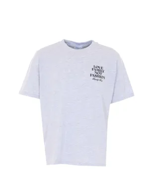 Family First ラウンドネック プリント Tシャツ - サムネイル1