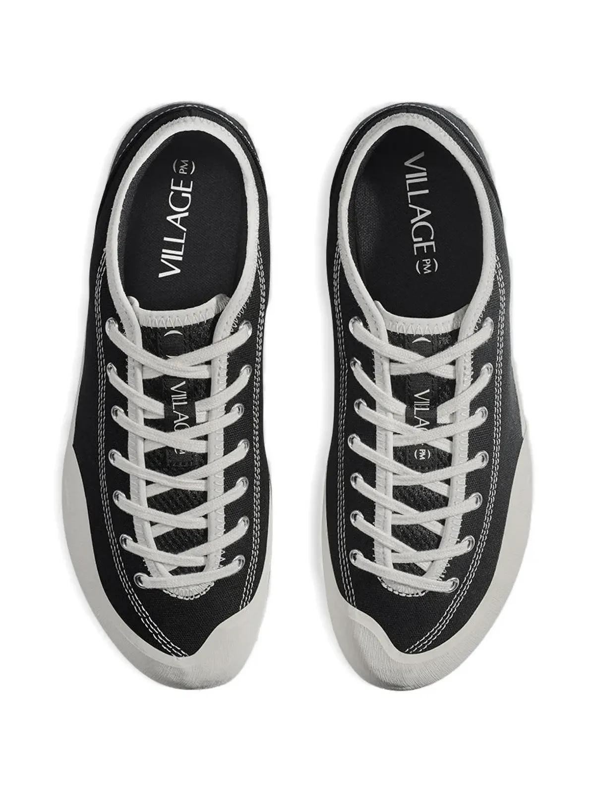 Village PM 1.30pm lace-up sneakers - Black - 画像3
