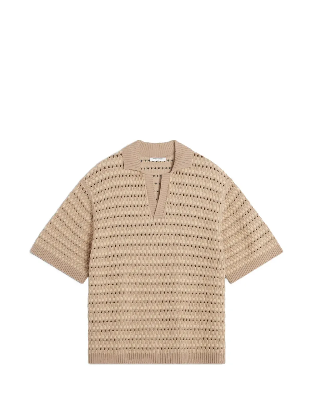 Maison Kitsuné オープンニット ポロシャツ - 画像1