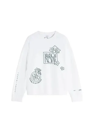 Maison Kitsuné 花柄プリント スウェットシャツ - サムネイル1