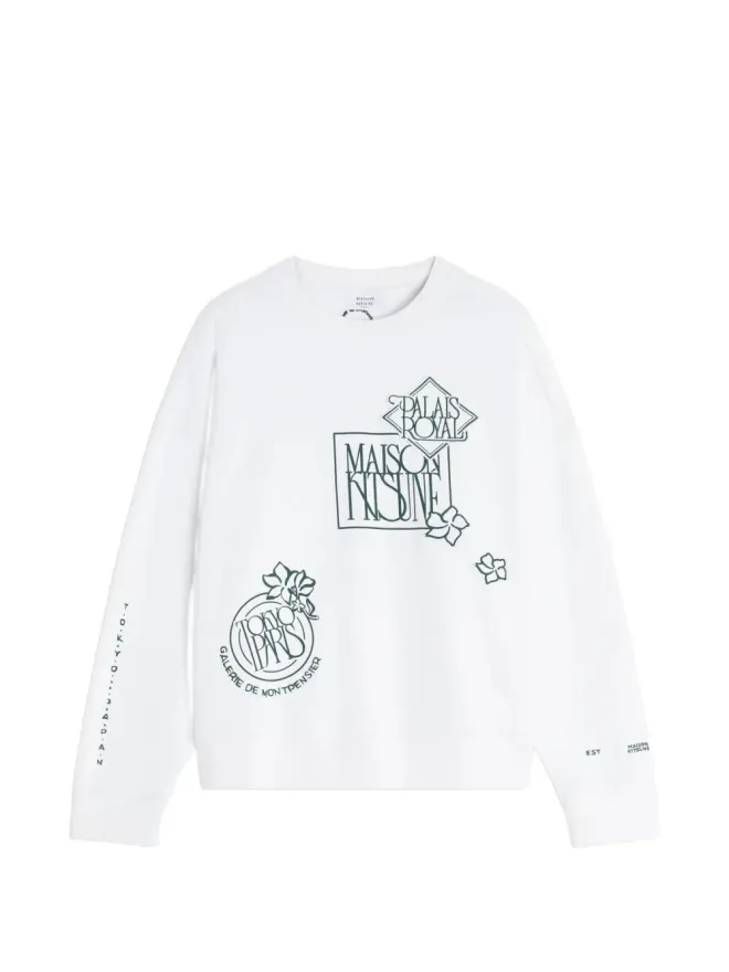 Maison Kitsuné Maison Kitsuné 花柄プリント スウェットシャツの商品画像