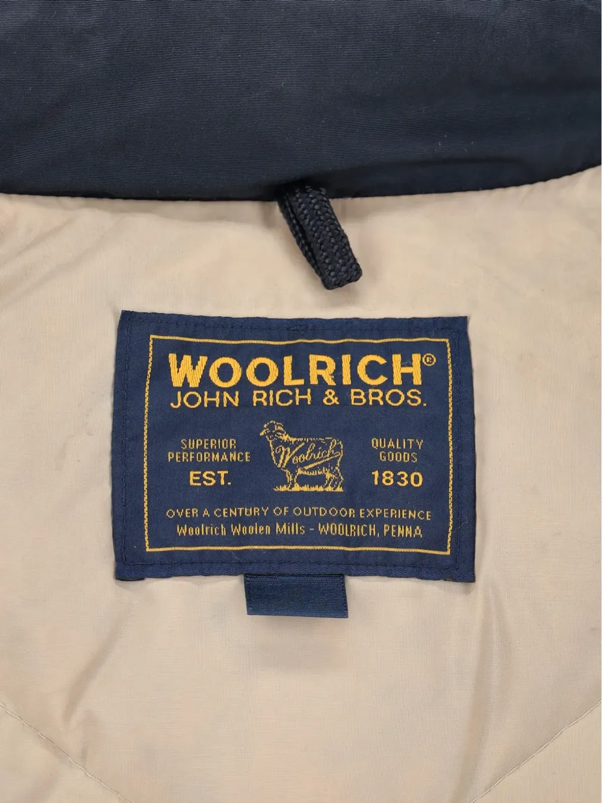 Woolrich Vintage アークティックファー・トリム コート - 画像3