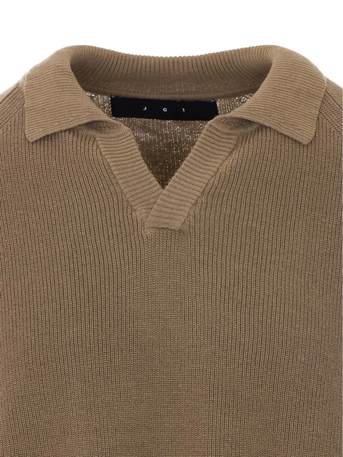 JG1 ニットVネックTシャツ - 画像3