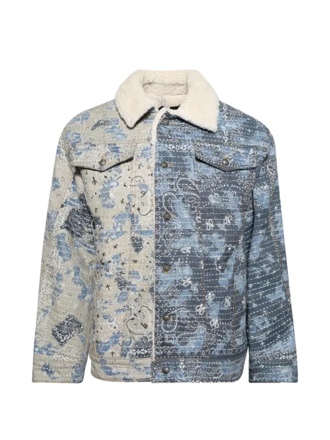 Paris Laundry Paris Laundry バンダナ柄シアリングカラー ジャケットの商品画像