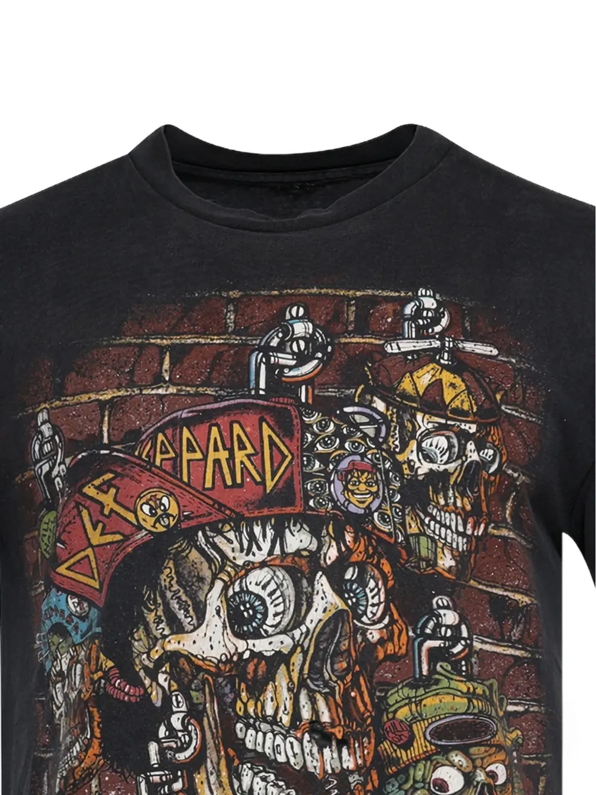 EARTHLING VIP Def Leppard Tシャツ ブラック - 画像2