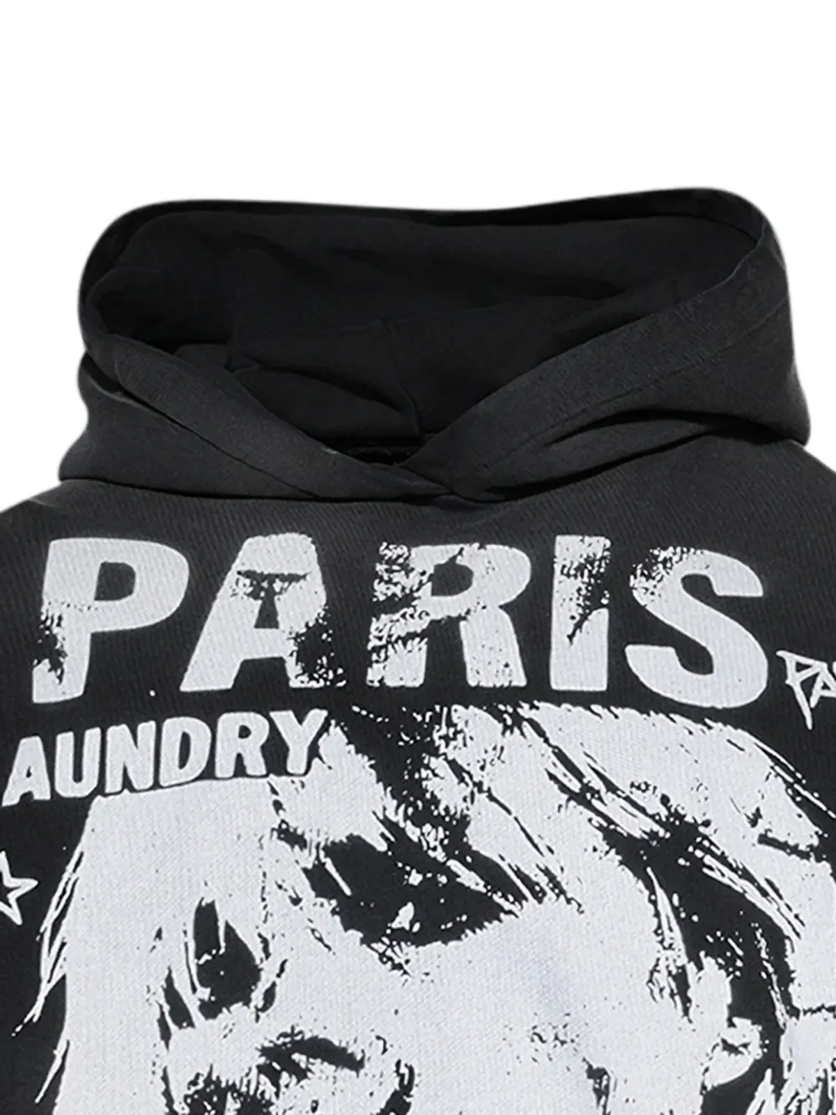 Paris Laundry グラフィック オーバーサイズ フーディー - 画像2