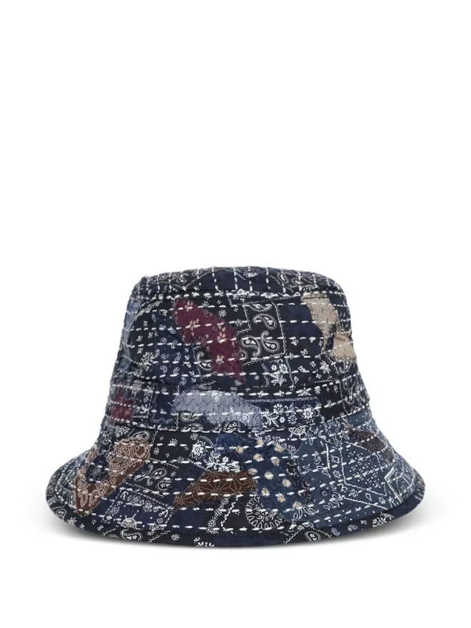 Paris Laundry Paris Laundry パッチワーク・ボロ バケットハットの商品画像