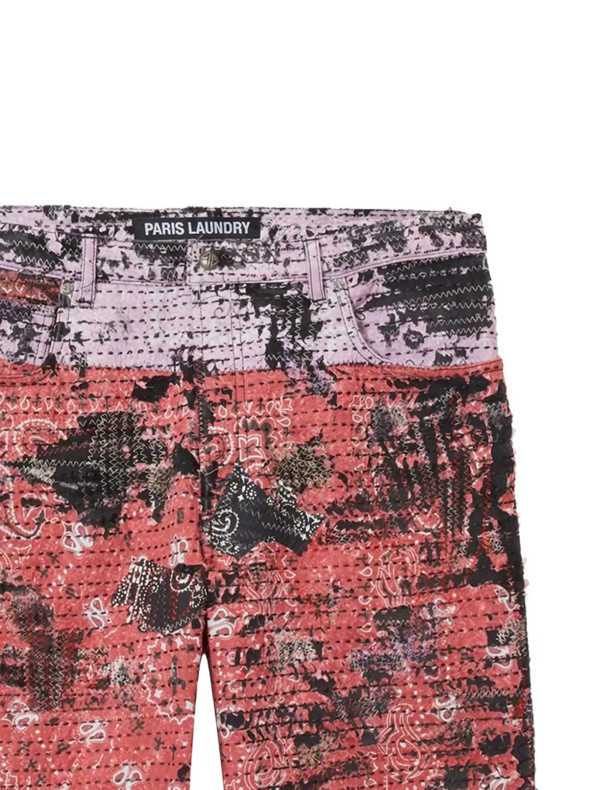 Paris Laundry ペイズリープリントジーンズ - 画像2