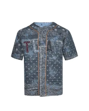 Paris Laundry パッチワーク ベースボールTシャツ - サムネイル1