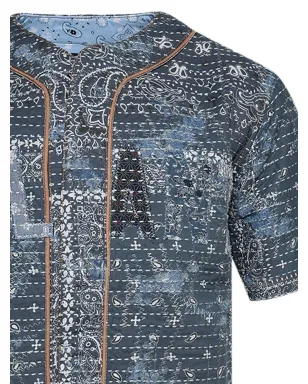 Paris Laundry パッチワーク ベースボールTシャツ - サムネイル2