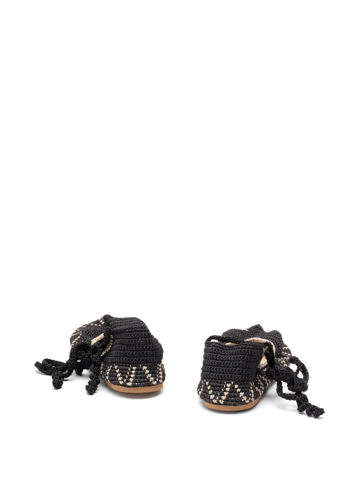 KASHURA High crochet ballet flats - Black - 画像2