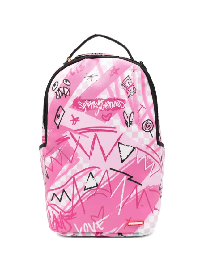Sprayground Sprayground Broken Hearts Club グラフィックプリントバックパックの商品画像