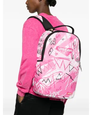 Sprayground Broken Hearts Club グラフィックプリントバックパック - サムネイル2