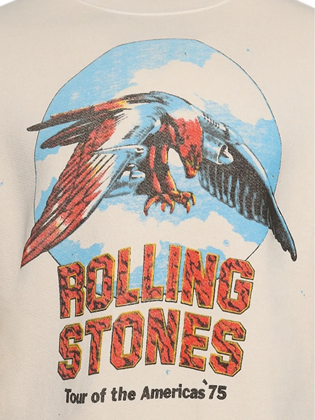 MadeWorn Rolling Stones グラフィック クルーネック スウェットシャツ - 画像2