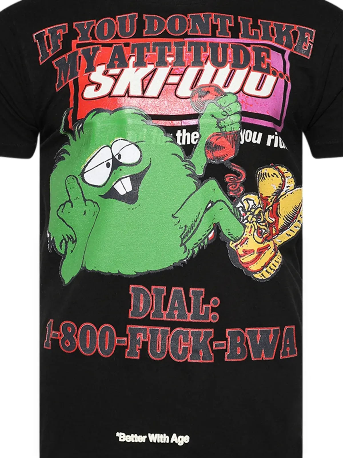 Better with Age グラフィックTシャツ - ブラック - 画像2