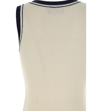 Seafarer ribbed logo-embroidered top - Neutrals - サムネイル5